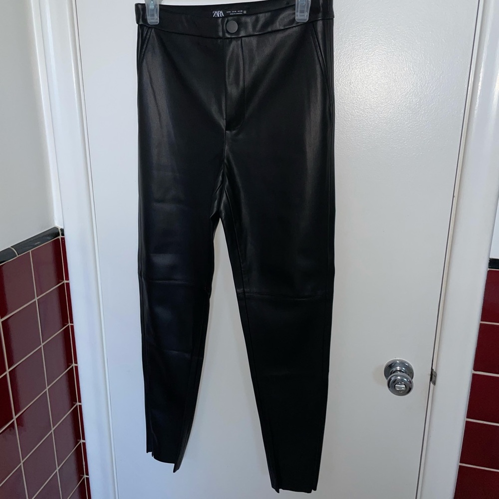 Zara Faux Leather leggings - NWOT